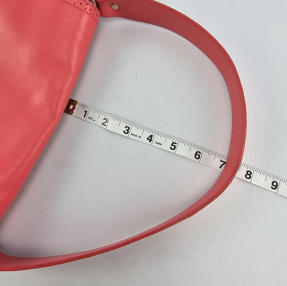 Kate Spade New York Nature Pink Leather Flap Shoulder Bag Purse - Picture 10 of 12